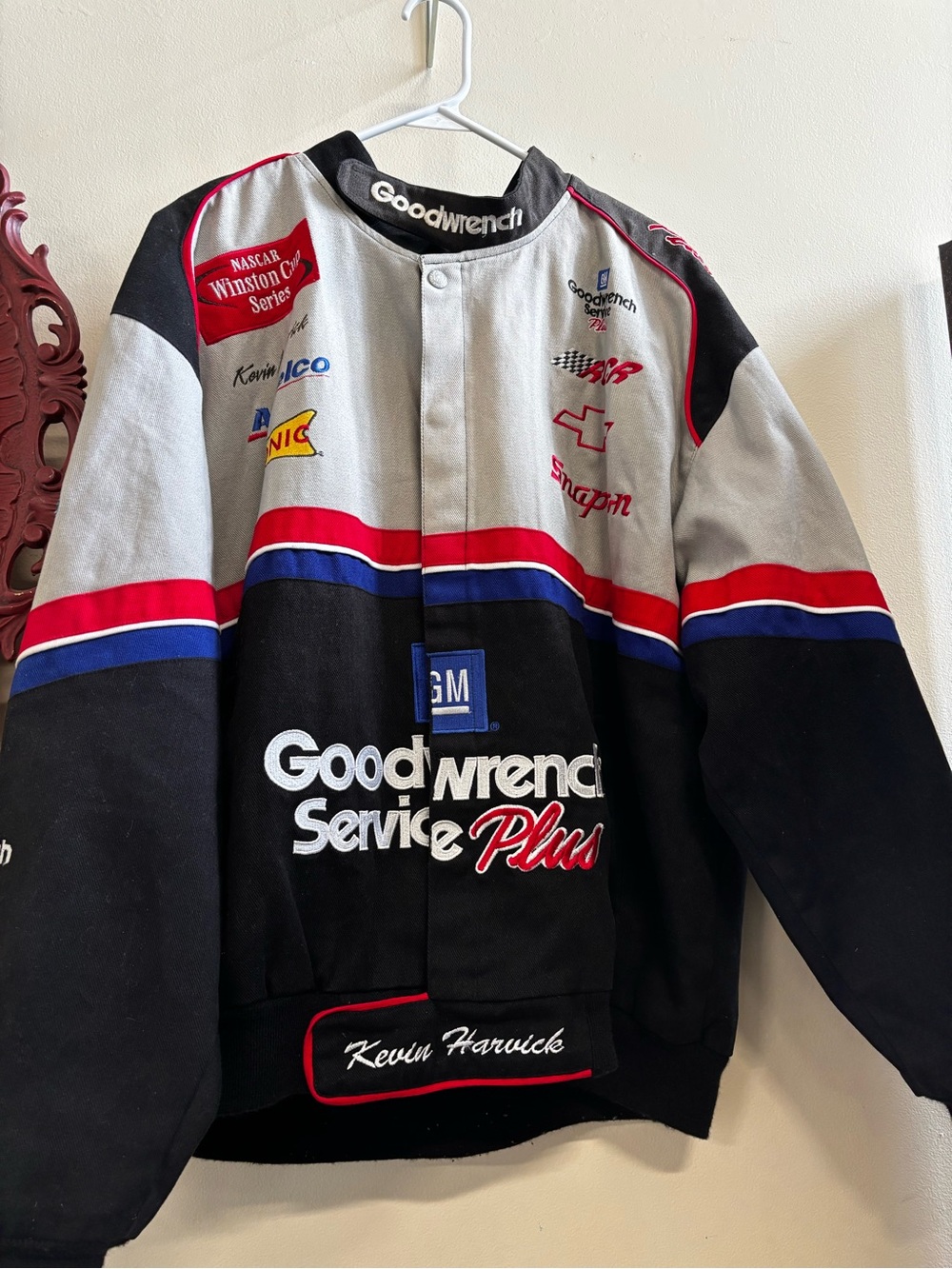 Goodwrench Service Plus Racing Jacket in Black, Gray & Red Kevin Harwick XXL